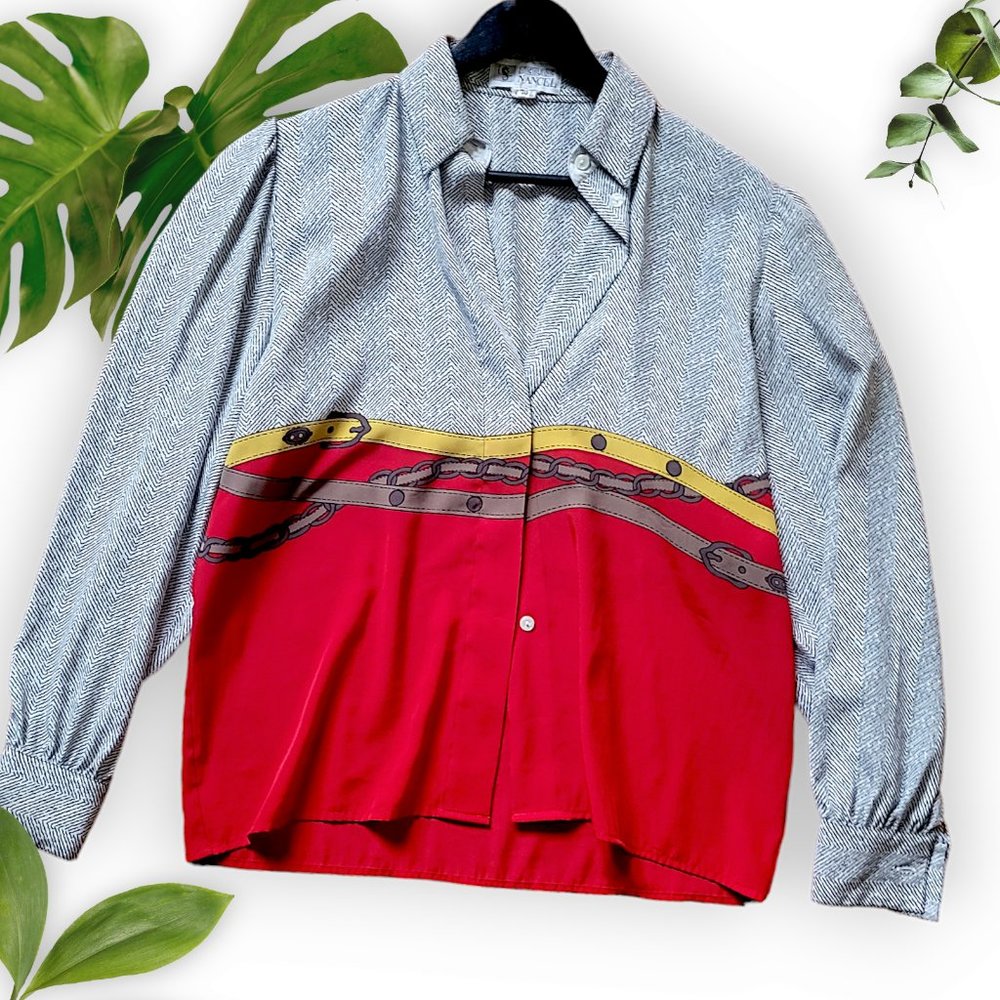 Vintage Serge Nancel Blouse, French 38